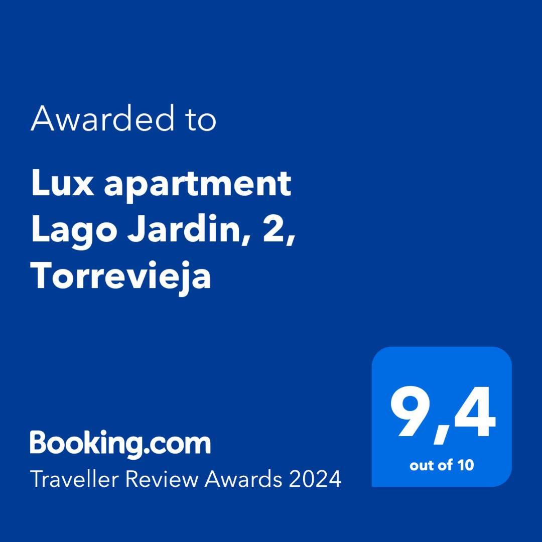 Lux Apartment Lago Jardin, 2, Torrevieja 阿利坎特 外观 照片